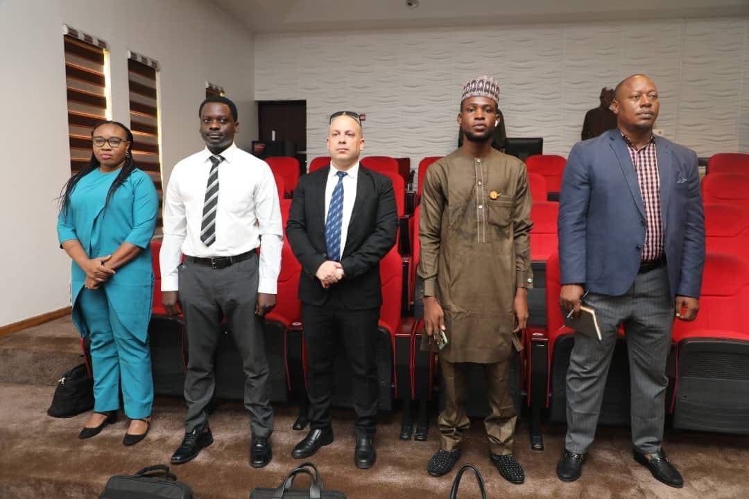Team and guests at the Cybersecurity Innovation Challenge